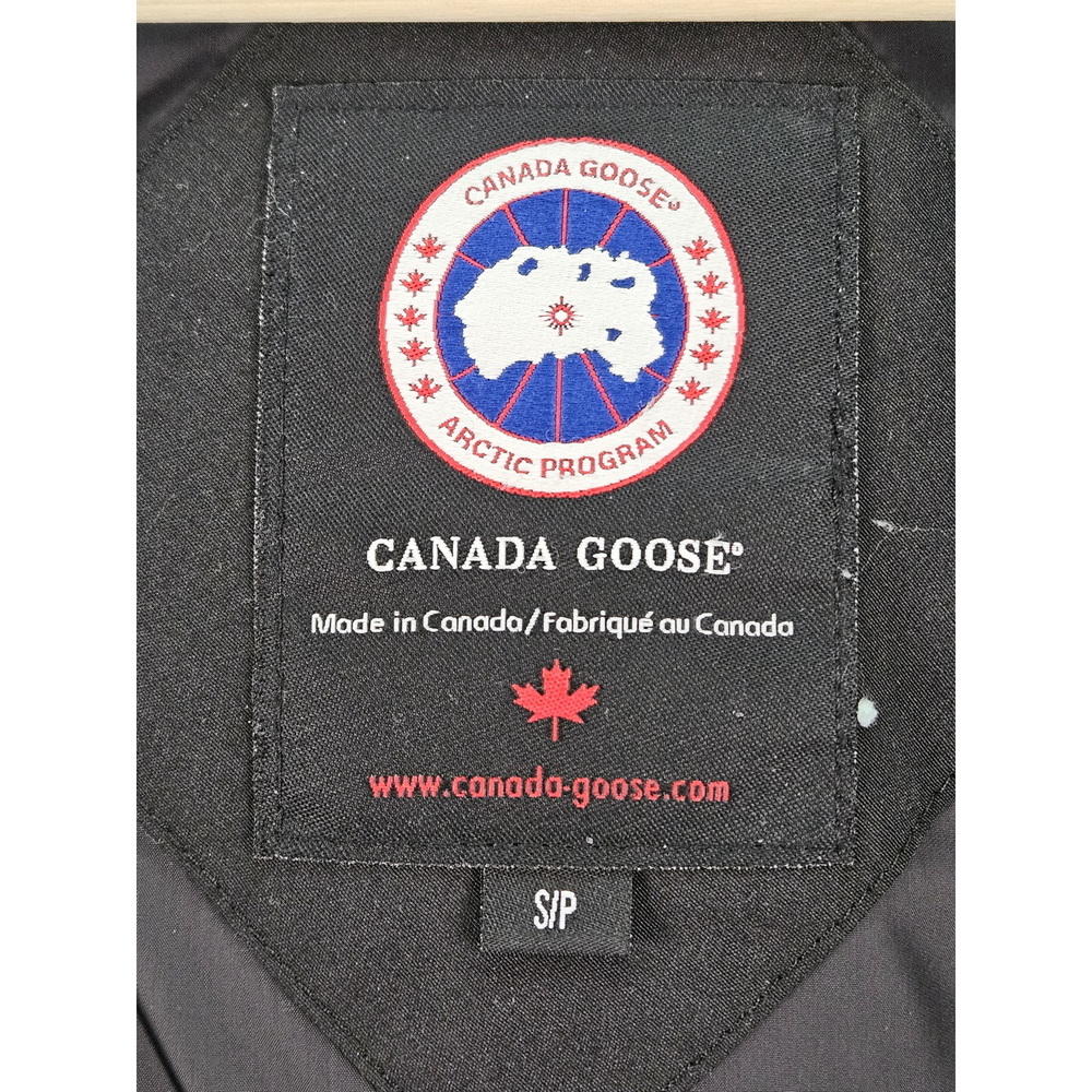 Canada Goose Down Jacket Parka Coyote Fur Hooded Women's Size S - Picture 5 of 10